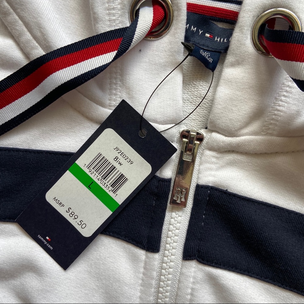 Tommy Hilfiger Sweatshirt Striped New With Tags